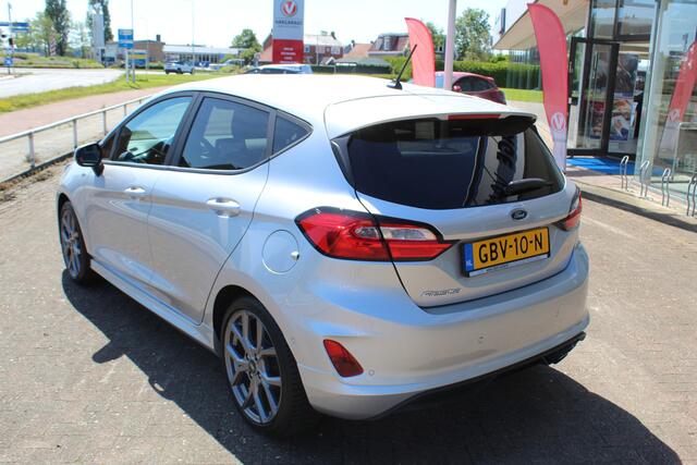 Ford FIESTA 1.0 100 pk EcoBoost ST-Line 5 deurs Winter pakket, Adap. cruise, Aut. airco, Camera, Carplay, Keyless Entry 17 Inch LMV LM velgen ,. Bluetooth