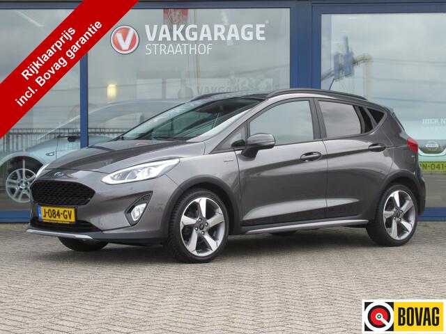 Ford FIESTA 1.0 EcoBoost Active Trekhaak / Apple Carplay + Android Auto / Trekhaak / Climate control / Parkeersensoren / 17" Velgen