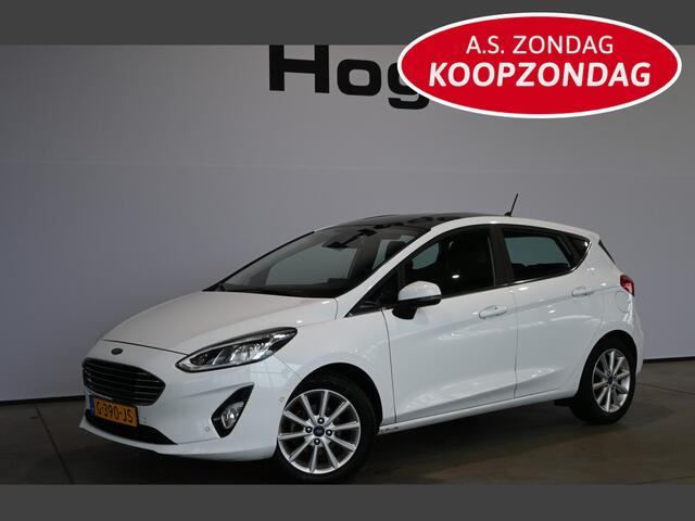 Ford FIESTA 1.0 EcoBoost Titanium Ecc Cruise Control Navigatie 1e Eigenaar Rijklaarprijs Inruil Mogelijk!
