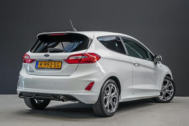 Ford FIESTA ST-Line 1.0 125pk |adaptive cruise control|parkeersensoren en camera|BLIS|navi|DAB|winterpakket|17"|