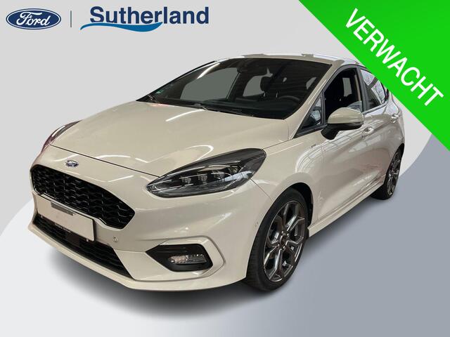 Ford FIESTA 1.0 EcoBoost Hybrid ST-Line X | Adaptive cruise control | Winter Pack | Dodehoeksensoren | Full-LED koplampen | Achteruitrijcamera | Draadloze telefoonlader | Privacy glass