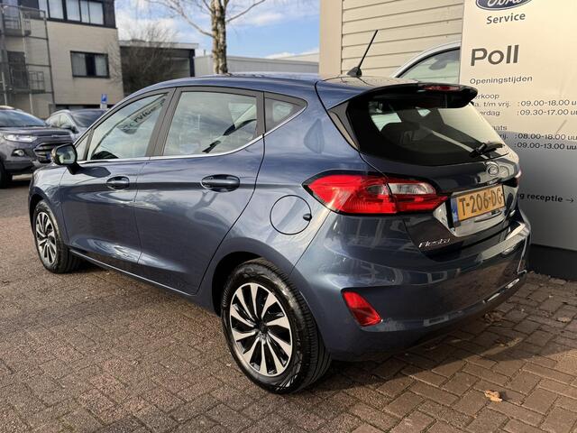 Ford FIESTA 1.0 EcoBoost Hybrid 125pk Titanium Climat Cruise Parkeersensoren Fabrieksgarantie 25-5-2025