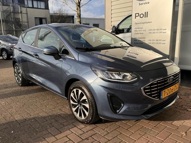 Ford FIESTA 1.0 EcoBoost Hybrid 125pk Titanium Climat Cruise Parkeersensoren Fabrieksgarantie 25-5-2025
