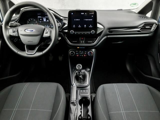 Ford FIESTA 1.0 EcoBoost Sport (APPLE CARPLAY, GROOT NAVI, STUUR/STOELVERWARMING, WITTE STIKSELS, SPORTSTOELEN, LANE ASSIST, GETINT GLAS, CRUISE, NIEUWE APK, NIEUWSTAAT)