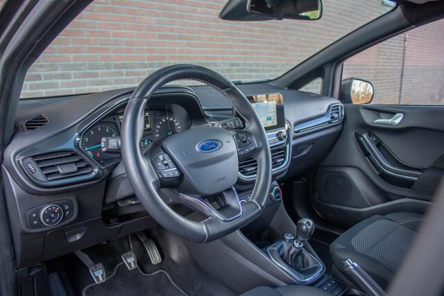 Ford FIESTA 1.0 EcoBoost ST-Line, 1e eigenaar, Carplay, Airco, Sportstoelen, Bluetooth, Limiter.