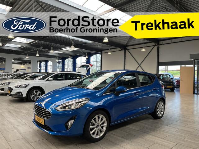 Ford FIESTA 100PK EcoBoost Titanium AUTOMAAT I Trekhaak I parkeersensoren I LM velgen