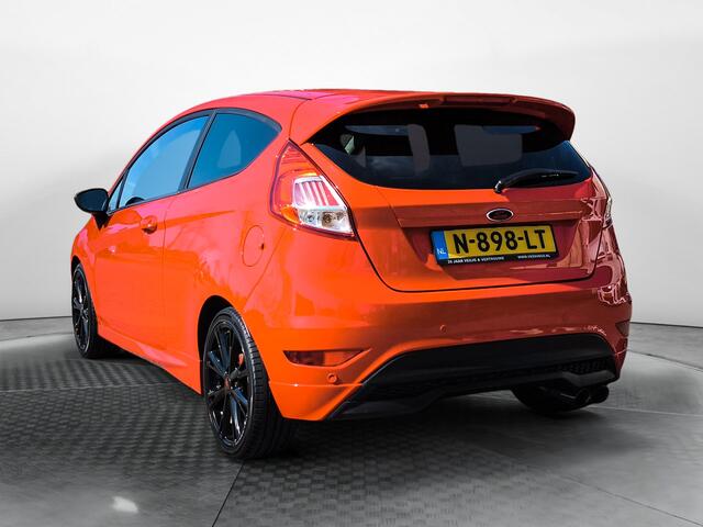 Ford FIESTA 1.0 EcoBoost Black Edition (141PK) Keurig-Onderh. BOVAG-Garantie. Bluetooth, Parkeersensoren, Sportstoelen, Airco/Climate, Lm-Velgen-17Inch, Privacy-Glas