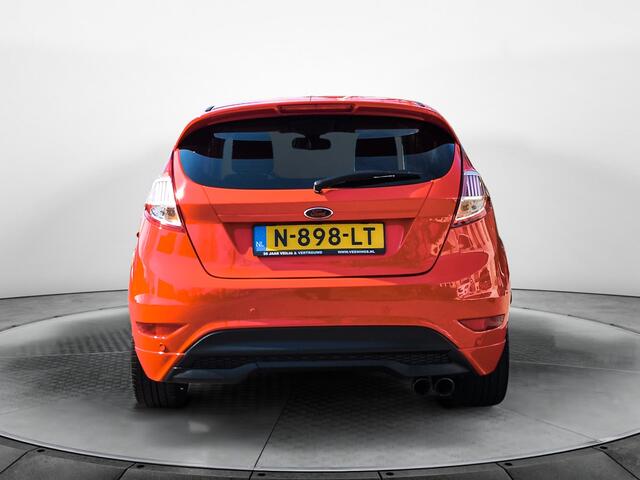 Ford FIESTA 1.0 EcoBoost Black Edition (141PK) Keurig-Onderh. BOVAG-Garantie. Bluetooth, Parkeersensoren, Sportstoelen, Airco/Climate, Lm-Velgen-17Inch, Privacy-Glas