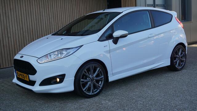 Ford FIESTA 1.0 125pk EcoBoost ST Line 3Drs Navi Clima Cruise Control 17inch LM Grote Spoiler *NL auto* 95229km!