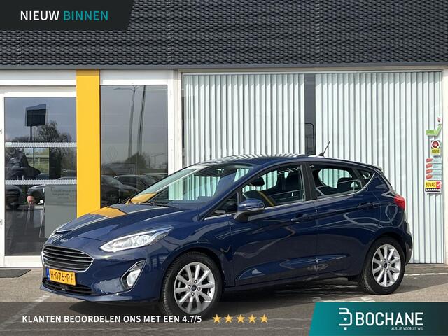 Ford FIESTA 1.0 EcoBoost Titanium | Achteruitrijcamera | Dodehoek detectie | Parkeersensoren | DAB | Cruise adaptief | Lichtmetaal |