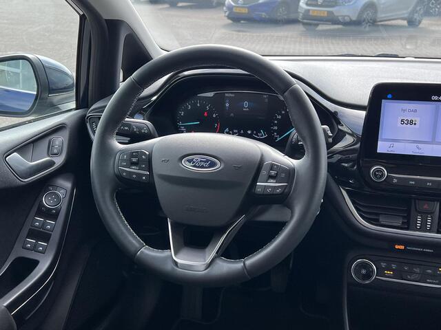 Ford FIESTA 1.0 EcoBoost Titanium | Achteruitrijcamera | Dodehoek detectie | Parkeersensoren | DAB | Cruise adaptief | Lichtmetaal |