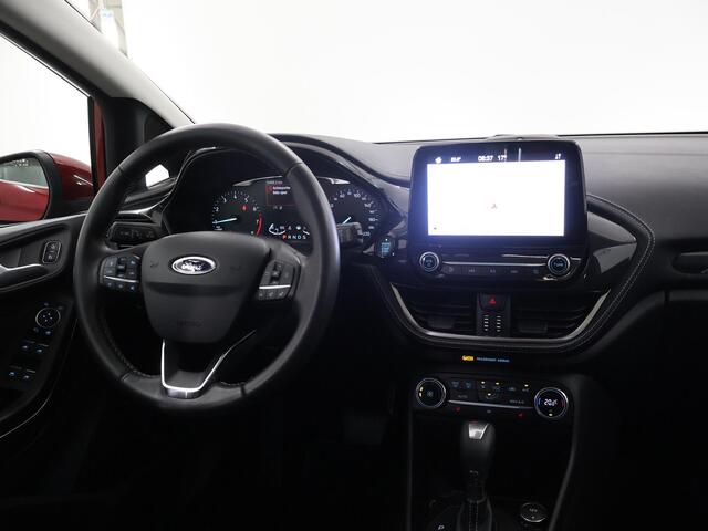 Ford FIESTA 1.0 EcoBoost Vignale | Trekhaak tbv fietsendrager | Panoramadak | Parkeercamera | Cruise Control Adaptief | Winterpakket |