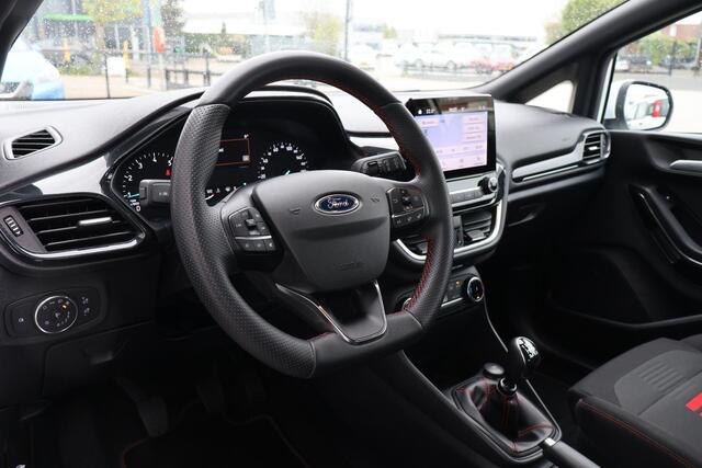 Ford FIESTA 1.0 EcoBoost Hybrid ST-Line 125pk | Keyless Start | DAB | Led | Sensoren Achter | Sportstoelen | NAP | Volledig Onderh.
