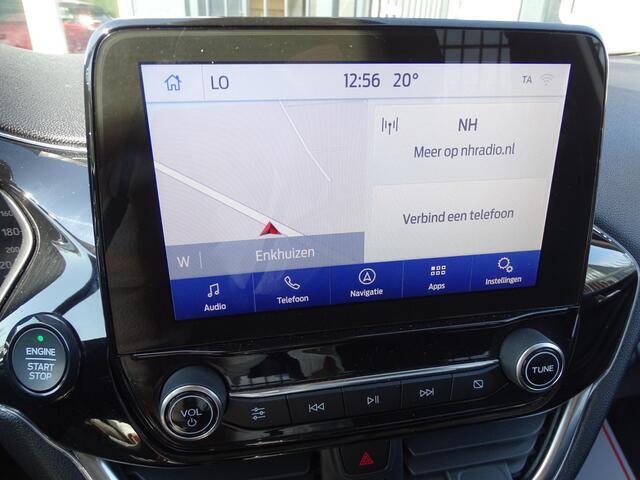 Ford FIESTA 1.0 EcoBoost Titanium Automaat, Navigatie, Multimedia, Achteruitrijcamera, Airco/ECC, CruiseControl, Parkeersensoren, Dimmende binnenspiegel, LM-velgen, Elec ramen