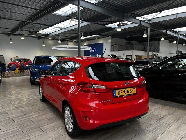 Ford FIESTA EcoBoost 100pk Titanium | AUTOMAAT | Dealer onderhouden | All-season banden | Parkeer sens. V+A |