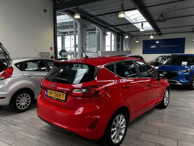 Ford FIESTA EcoBoost 100pk Titanium | AUTOMAAT | Dealer onderhouden | All-season banden | Parkeer sens. V+A |