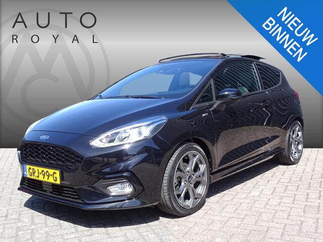 Ford FIESTA 1.0 EcoBoost Titanium ST-Line, 6-Bak, Panoramadak, Multimedia, Sport Interieur, Apple Carplay/ Android, Navigatie, Bedienbaar stuur, LM-Velgen, Airco/ECC, CruiseControl, Parkeersensoren