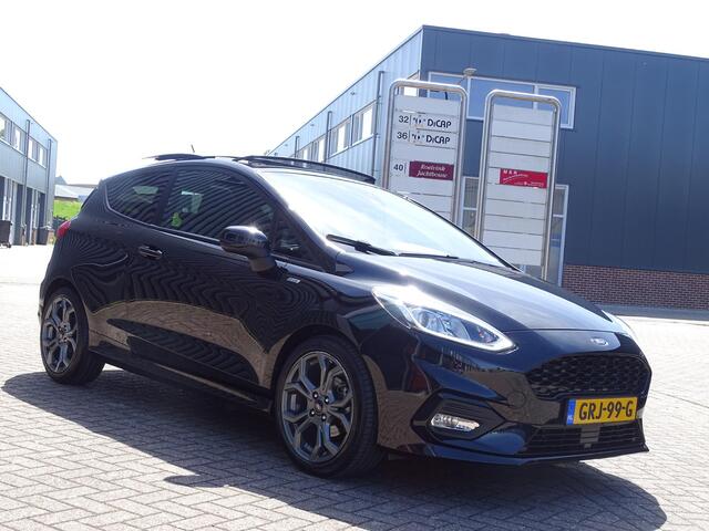 Ford FIESTA 1.0 EcoBoost Titanium ST-Line, 6-Bak, Panoramadak, Multimedia, Sport Interieur, Apple Carplay/ Android, Navigatie, Bedienbaar stuur, LM-Velgen, Airco/ECC, CruiseControl, Parkeersensoren