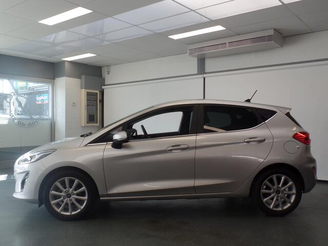 Ford FIESTA 1.0 EcoBoost Titanium 5drs, Dealer onderhouden, Clima controle, Cruise controle, Navigatie, Elek ramen, Led verlichting, Lm velgen 16'', Uniek 49.000km, Nederlandse auto!! Bovag afleverpakket 695,-