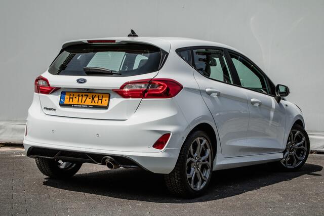 Ford FIESTA 1.0 125pk EcoBoost ST-Line Camera/ Stoel-stuurverwarming/ Adapt. cruise/ Navigatie/ Inparkeerhulp/ Blindspot
