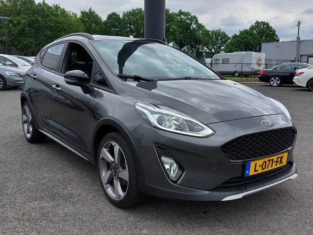 Ford FIESTA 1.0 EcoBoost 101pk Active | Navi | Apple Carpay+Android Auto | Clima | Cruise | Keyless Entry | Pdc | Rijstrook+Licht+Regensensor | Mistlampen | Privacy Glass | 17''lm