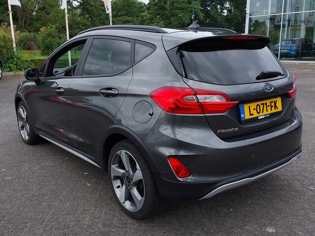 Ford FIESTA 1.0 EcoBoost 101pk Active | Navi | Apple Carpay+Android Auto | Clima | Cruise | Keyless Entry | Pdc | Rijstrook+Licht+Regensensor | Mistlampen | Privacy Glass | 17''lm