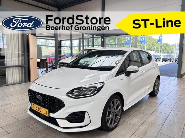 Ford FIESTA ST-Line EcoBoost Hybrid 125pk | All Season banden | Cruise | Apple carplay | Android auto | Parkeersens. achter |