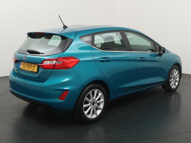 Ford FIESTA EcoBoost 100pk Titanium | 100% dealer onderhouden | Winterpack | Adapt. Cruise | B&O | Camera |