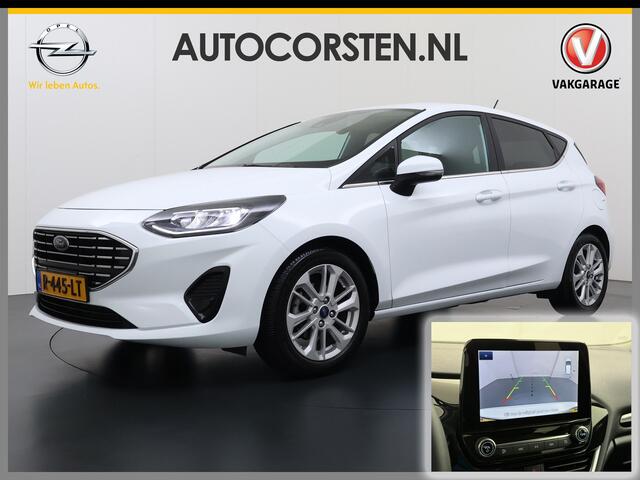 Ford FIESTA T 125PK Hybrid Titanium X Apple Carplay Android Auto Navi Bordherkenning Camera Ecc Cruise Control Pdc Lmv Privacy Glas Led Ford Sync 3 Keyless Bluetooth DAB+ 1e Eigenaar Origineel Nederlandse Auto ¤ 26000 nieuw!