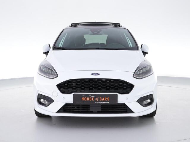 Ford FIESTA ST-Line 1.0 125pk AUTOMAAT |panoramadak|LED-koplampen|18" lichtmetalen wielen|Apple Carplay|blindspot|winter pack|parkeersensoren en camera|adaptive cruise control|