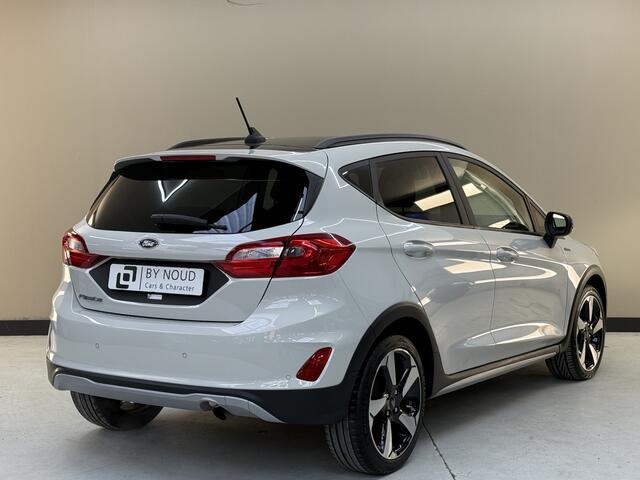 Ford FIESTA 1.0 EcoBoost Active X, 101Pk, 2020, 1ste eigenaar, Dealer onderhouden, LED koplampen, Navigatie, Climate control, Cruise control, Armsteun, Parkeersensoren, Dakrails, Lichtmetalen velgen,