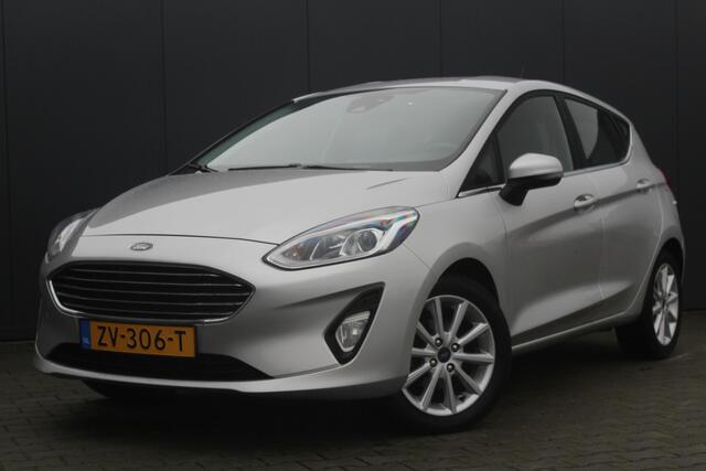 Ford FIESTA 1.0 EcoBoost Titanium | Incl. 12 maanden garantie | Cruise control | Climate control | Bluetooth | Lichtmetalen velgen | DAB+ | Navigatie | Airco