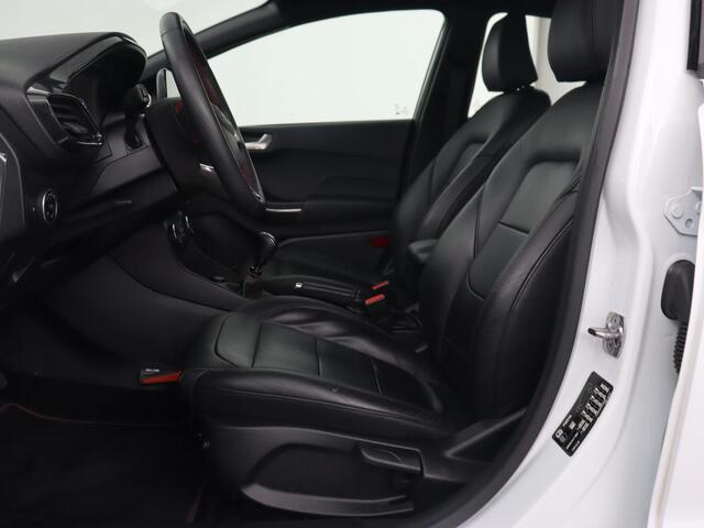 Ford FIESTA 1.0 EcoBoost Hybrid ST-Line | Leder | Navigatie | Carplay | Full LED | Climate control | Parkeerhulp | Cruise control | Bluetooth