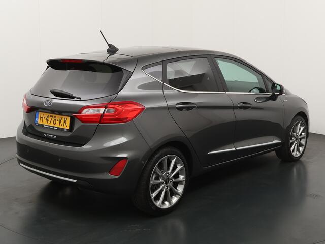 Ford FIESTA EcoBoost 125 pk Vignale | Pano | Winter Pack | Camera | Leer | Adapt. cruise | B&O | 17" | Pr. glass |