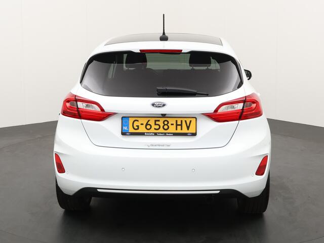 Ford FIESTA 125PK EcoBoost Vignale | Adapt. Cruise | Winterpack| Pano dak | Leder | B&O | Dode hoek detectie |