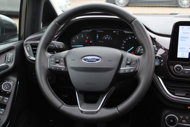 Ford FIESTA 1.0 EcoBoost Vignale Panoramadak / Camera / Leder / 18'' / Navigatie / B&O / Dodehoek / DAB / Stuur+Stoelverwarming / ACC