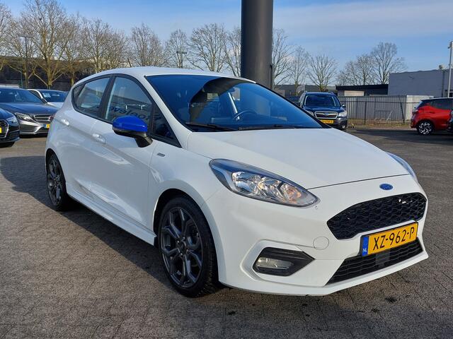 Ford FIESTA 1.0 EcoBoost 101pk ST-Line 5-Deurs | Origineel NL | Navi | Apple Carplay+Android Auto | Airco | Elek.Ramen+Spiegels | Stuurbekrachtiging | Mistlampen | 17''lm