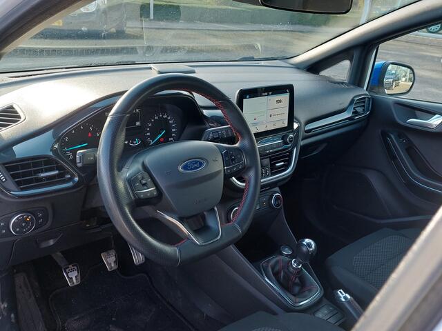 Ford FIESTA 1.0 EcoBoost 101pk ST-Line 5-Deurs | Origineel NL | Navi | Apple Carplay+Android Auto | Airco | Elek.Ramen+Spiegels | Stuurbekrachtiging | Mistlampen | 17''lm