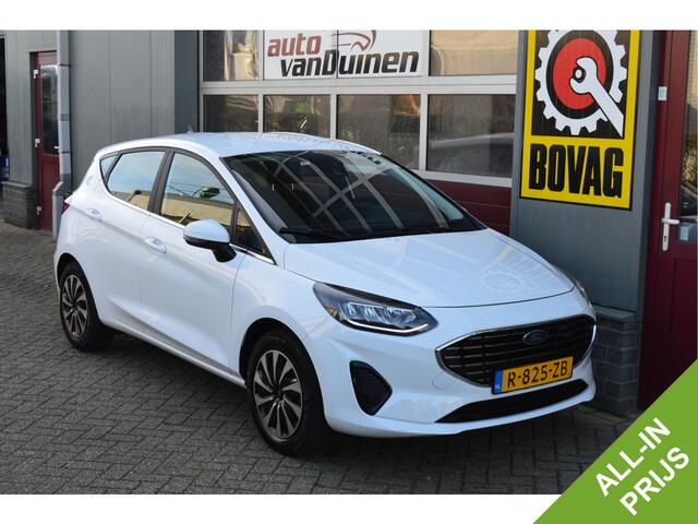 Ford FIESTA 1.0 EcoBoost Titanium O.a: Clima, Navi, Cruise, PDC, Carplay, Etc. All-in prijs!