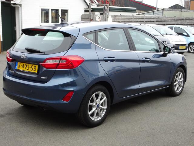 Ford FIESTA 1.0 EcoBoost Hybrid Titanium X Automatische airco, navigatie, parkeersensoren voor en achter, cruise controle, licht metalen velgen, 125 PK, mistlampen, apple carplay, android auto, enz.