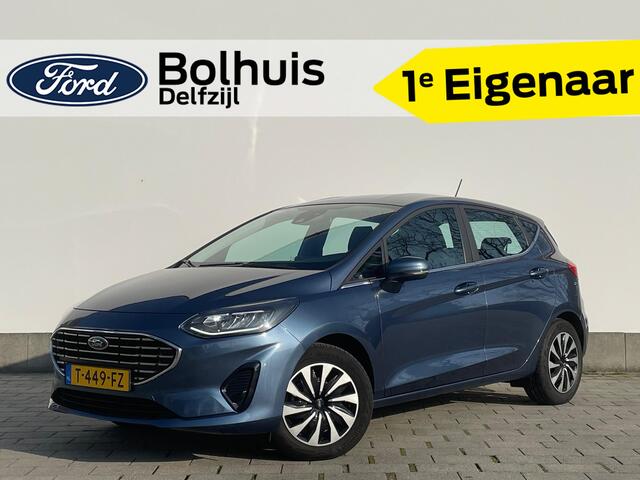 Ford FIESTA EcoBoost Hybrid 125 pk Titanium | LED | Climate Control | Cruise Control | Apple Carplay & Android Auto | Park. sens. Achter |