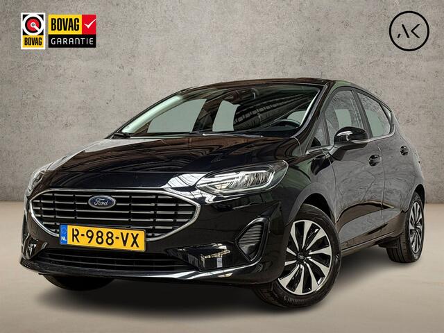 Ford FIESTA 1.0 EcoBoost Titanium (APPLE CARPLAY, GROOT NAVI, CLIMATE, PARKEERSENSOREN, SPORTSTOELEN, GETINT GLAS, CRUISE, NIEUWE APK, NIEUWSTAAT)