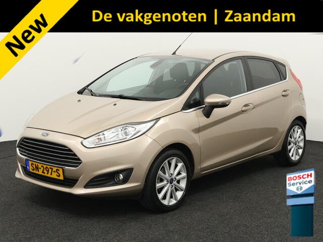 Ford FIESTA 1.0 EcoBoost Titanium Trekhaak, Bluetooth, Cruise control, Parkeersensor achter, Regensensor, Verwarmd voorruit, Lichtmetalen velgen 16, Ontdek deze sportieve en betrouwbare Ford Fiesta 1.0 EcoBoost Titanium uit 2017 met handgeschakelde transmissie. Dankz