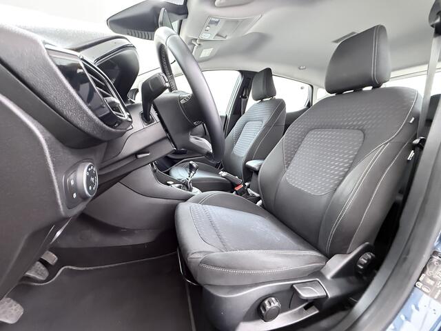 Ford FIESTA 1.0T 126PK Titanium Apple Carplay Android Navi LM Airco Cruise Control Stoelverwarming Apps Voorruitverwarming Wifi Mistlampen Chroompack TCS Led Lmv Lane Assist Isofix TCS EAB Hill-Start-Assist Ford-Pass-Connect LED