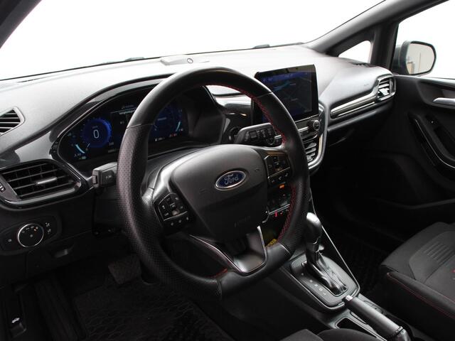 Ford FIESTA 1.0 EcoBoost Hybrid Active X Automaat Climate control Cruise control LED Parkeersensoren achter Camera Stuurverwarming Stoelverwarming Digital cockpit Navigatie Apple Carplay/ Android Auto