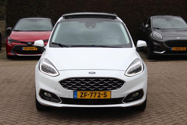 Ford FIESTA 1.0 EcoBoost Vignale Panoramadak / Camera / Leder / 18'' / Navigatie / B&O / Dodehoek / DAB / Stuur+Stoelverwarming / ACC
