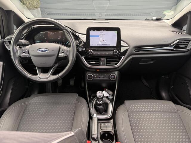 Ford FIESTA 1.0 EcoBoost Titanium 2e Eigenaar,Pano,Camera,Navi,PDC V+A,Carplay,Clima,Cruise,Dealer Onderhouden,6 Bak,N.A.P,102pk,Lm velgen,Apk tot 02-2027