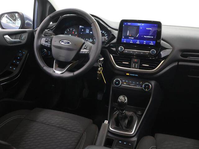 Ford FIESTA 1.0 EcoBoost Hybrid Titanium | Navigatie | Cruise Control Adaptief | Climate Control | Apple Carplay/Android Auto | Parkeersensoren |