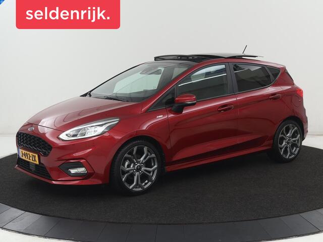 Ford FIESTA 1.0 EcoBoost ST-Line | 1e eigenaar | Panoramadak | Carplay | Climate control | Parkeerhulp | Cruise control | DAB | Bluetooth | Keyless start