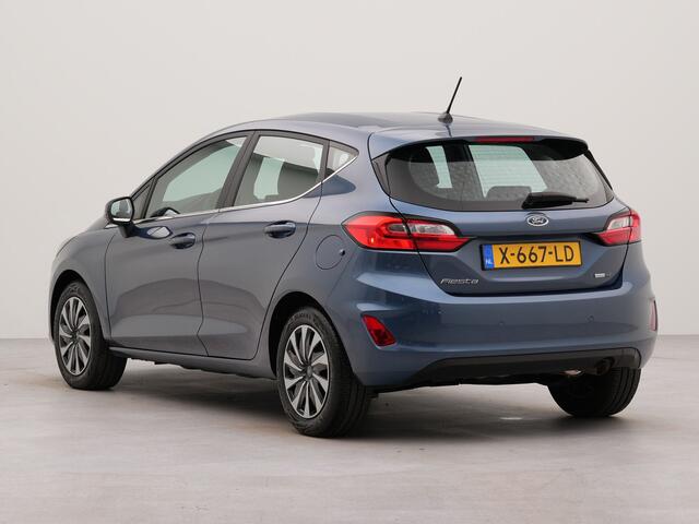 Ford FIESTA 1.0 EcoBoost Hybrid Titanium | Apple Carplay | Connected services | Bluetooth | Spraakbediening | Parkeersensoren achter | Cruise control | Airco |